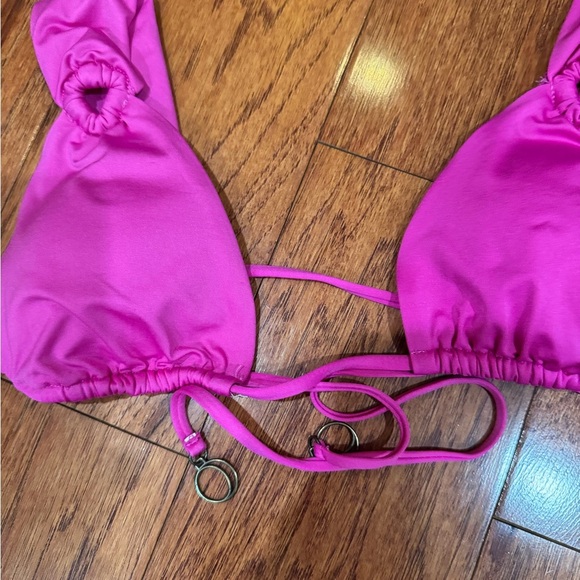 SoLuna Swim Hot Pink High Waisted Bikini Set M - Picture 5 of 5